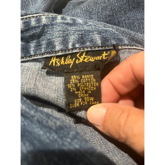 Ashley Stewart Denim Jacket 16W - Picture 9 of 9
